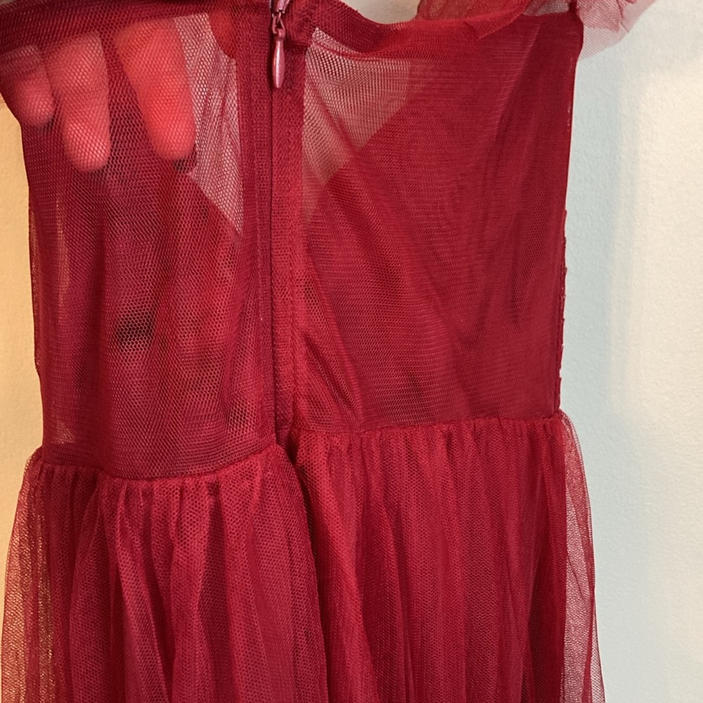 Ever Pretty maroon red bridesmaid dress - Picture 9 of 13